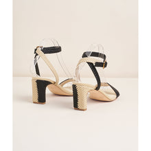 Enzo Strappy Heel | Black Oat