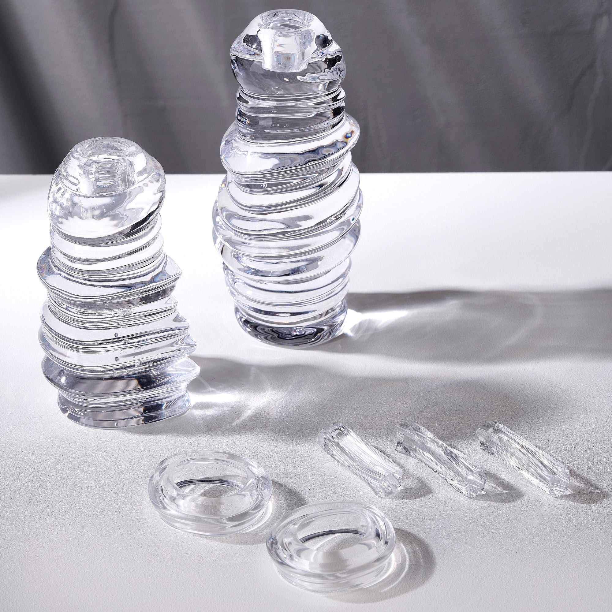 Eos Cutlery Rests | Clear Crystal | Set of 4
