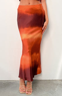 Esme Maxi Skirt | Sunset Print