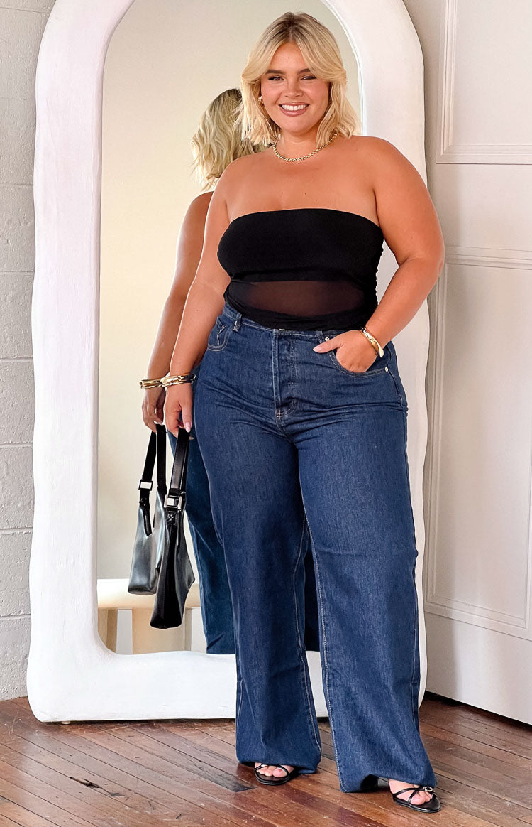 Essie Straight Leg Jeans | Dark Blue
