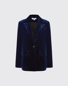 Eternity Velvet Blazer | Women | Royal Blue