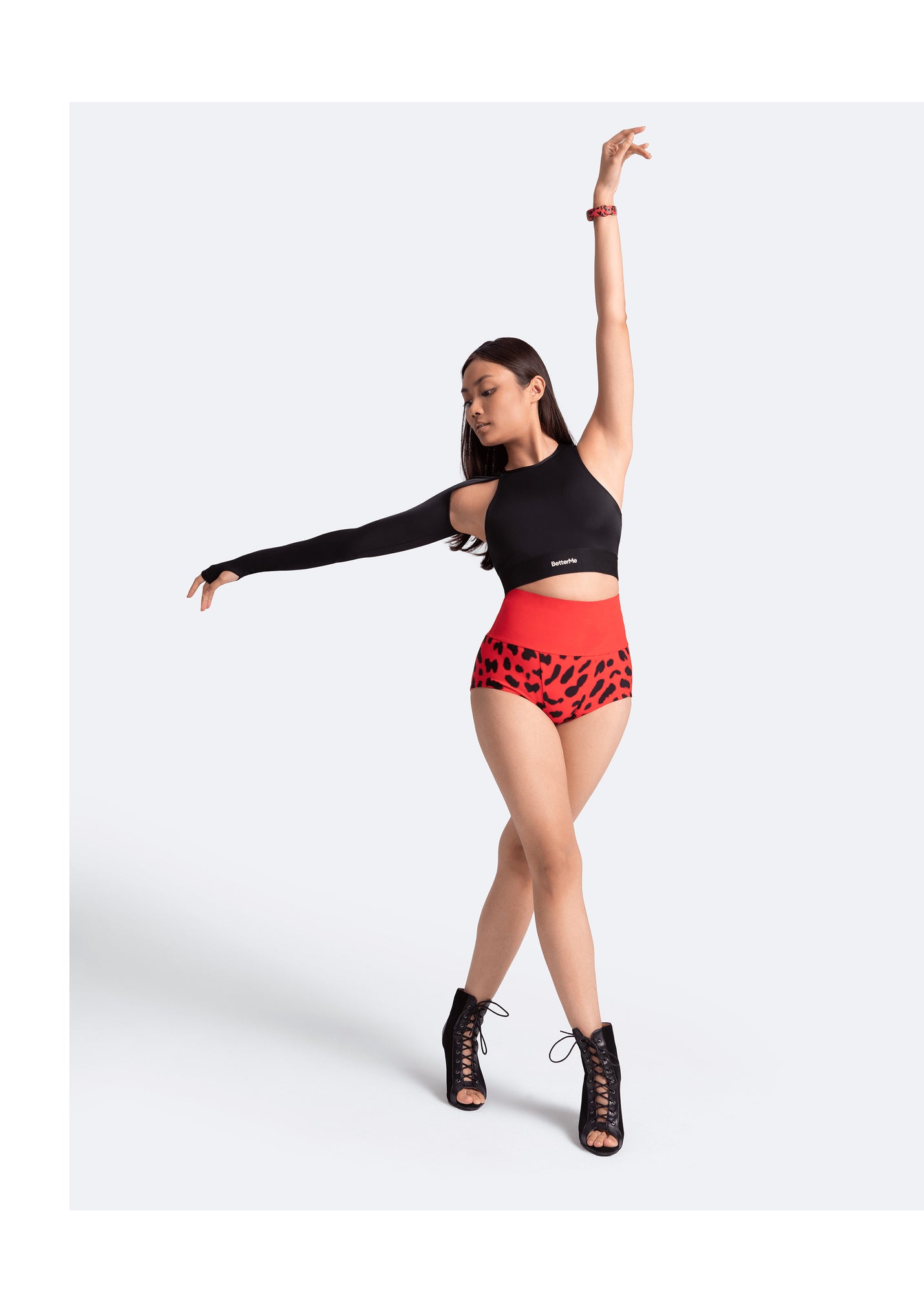 Extra Support Micro Shorts | Red Leo
