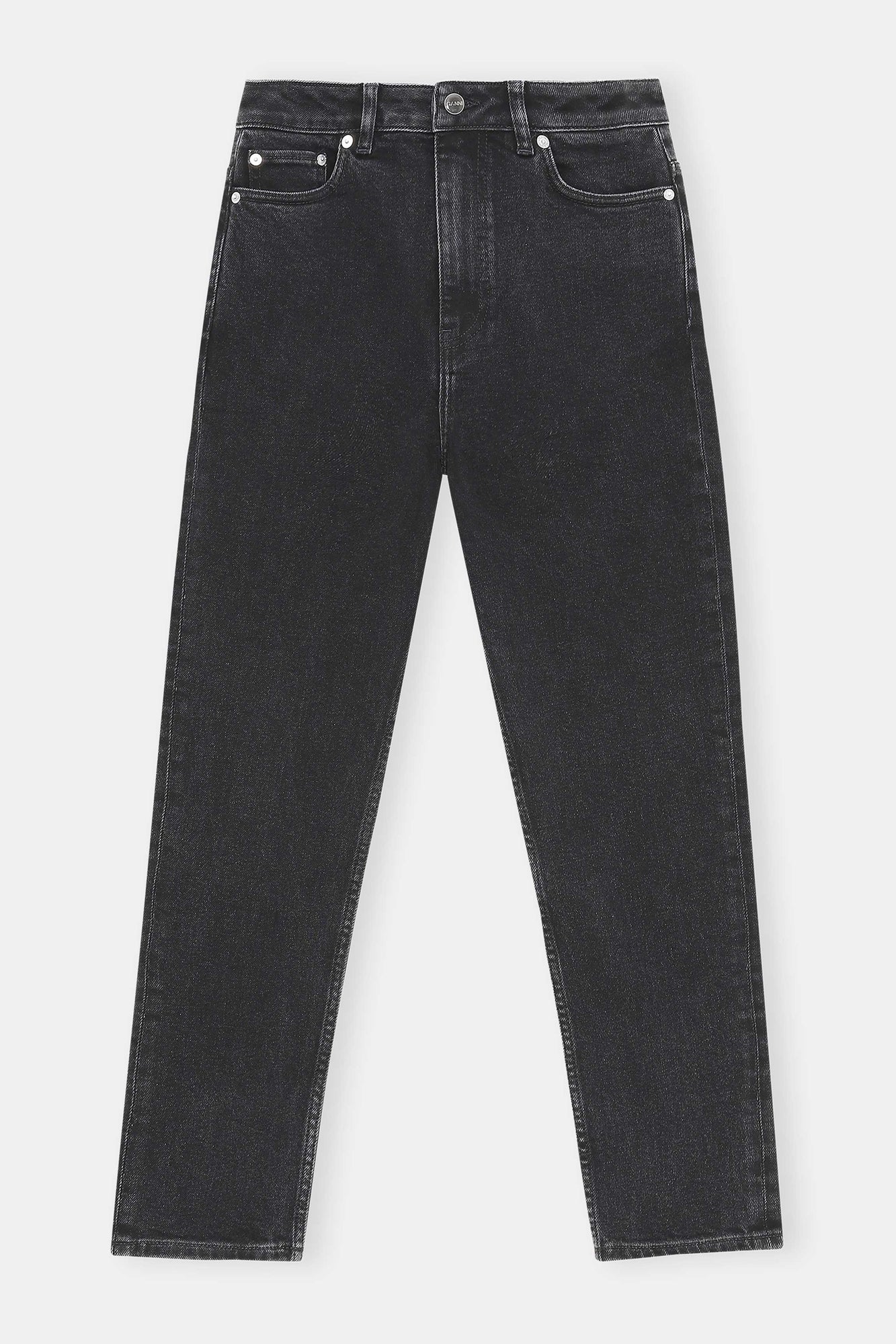 Cropped Jeans | Washed Black/Black