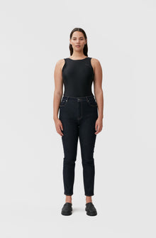 Stretch Cropped Jeans | Indigo