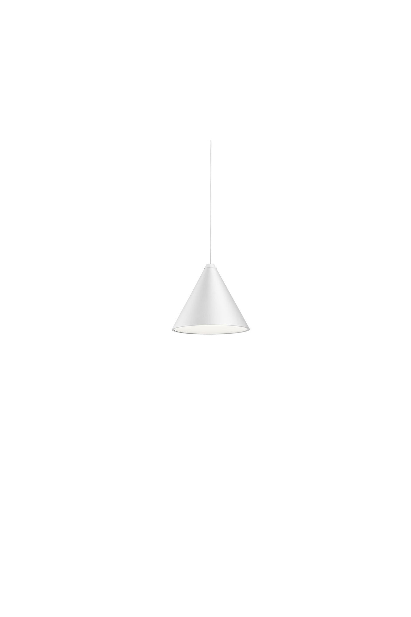 String Light Cone Suspension 12m App | White