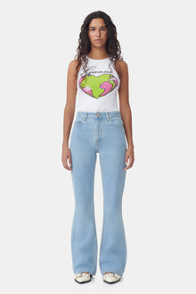 Wash Bootcut Jeans | Light Blue Stone