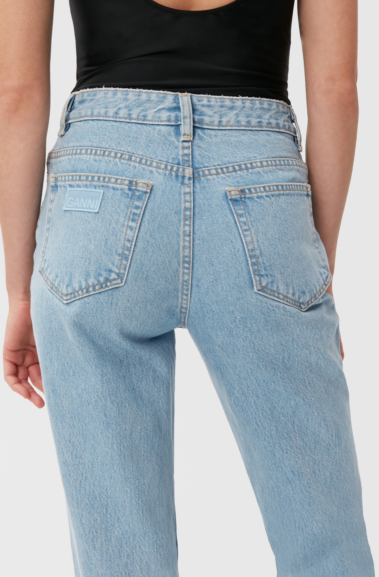 Wash Bootcut Jeans | Light Blue Stone