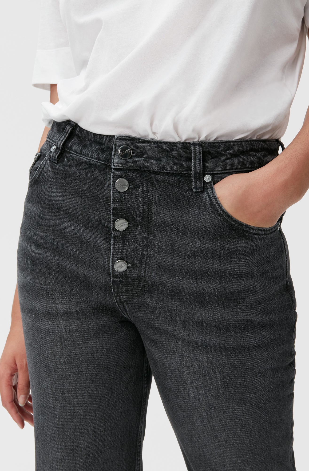 Lovy Jeans | Black/White Vintage