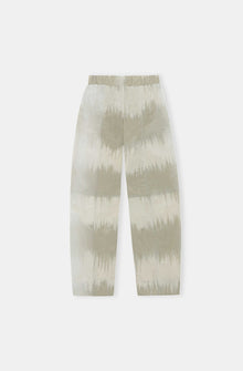 Curved Shell Trousers | Ikat Agate Grey