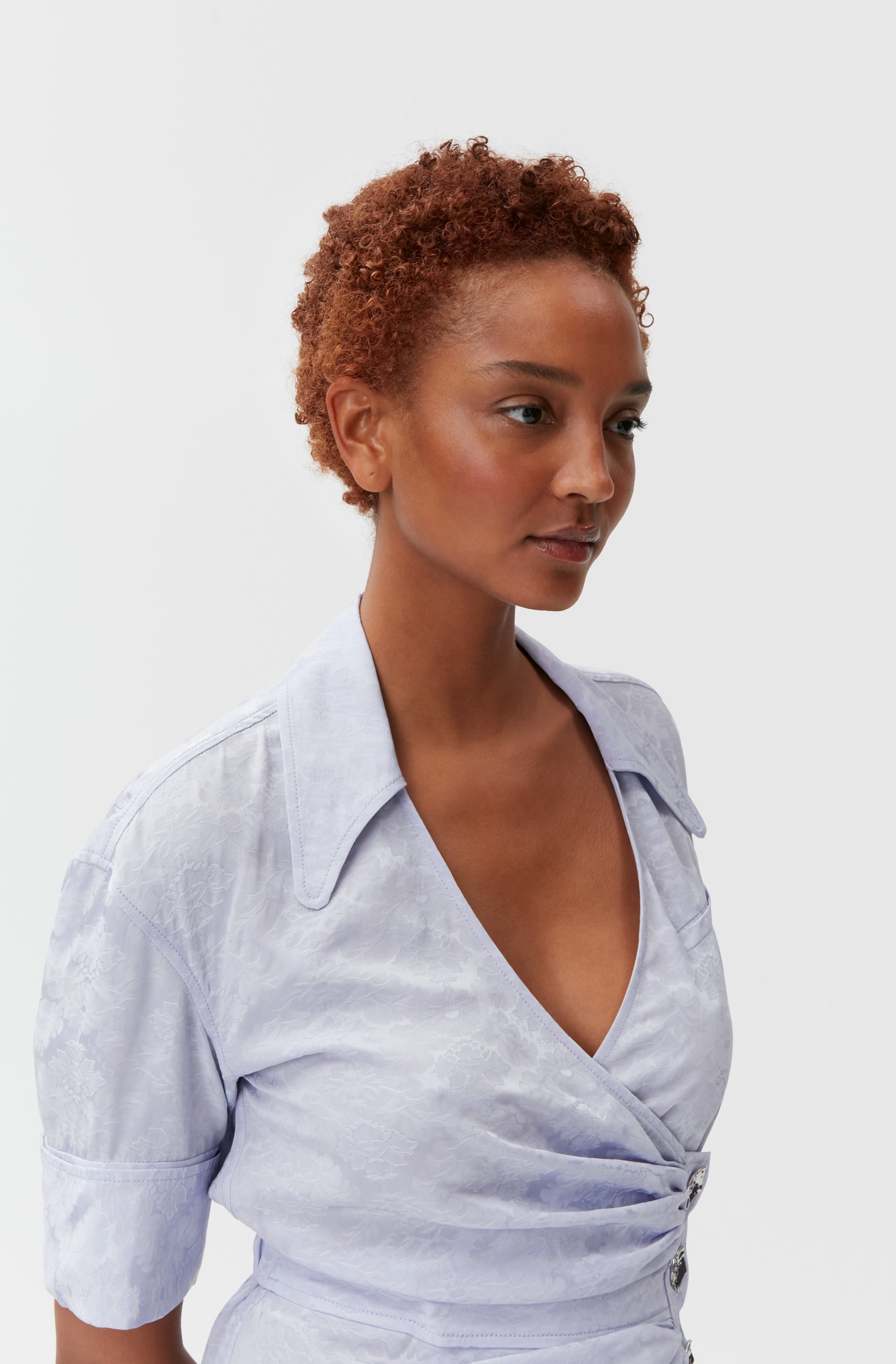 Midi Wrap Dress | Cosmic Sky