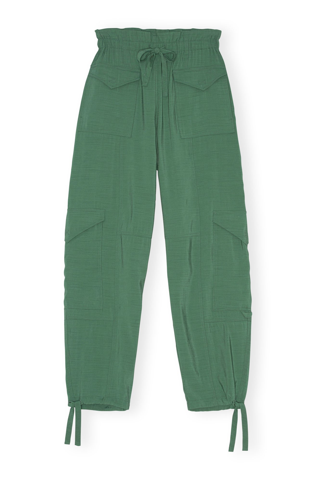 Slub Cargo Trousers | Myrtle
