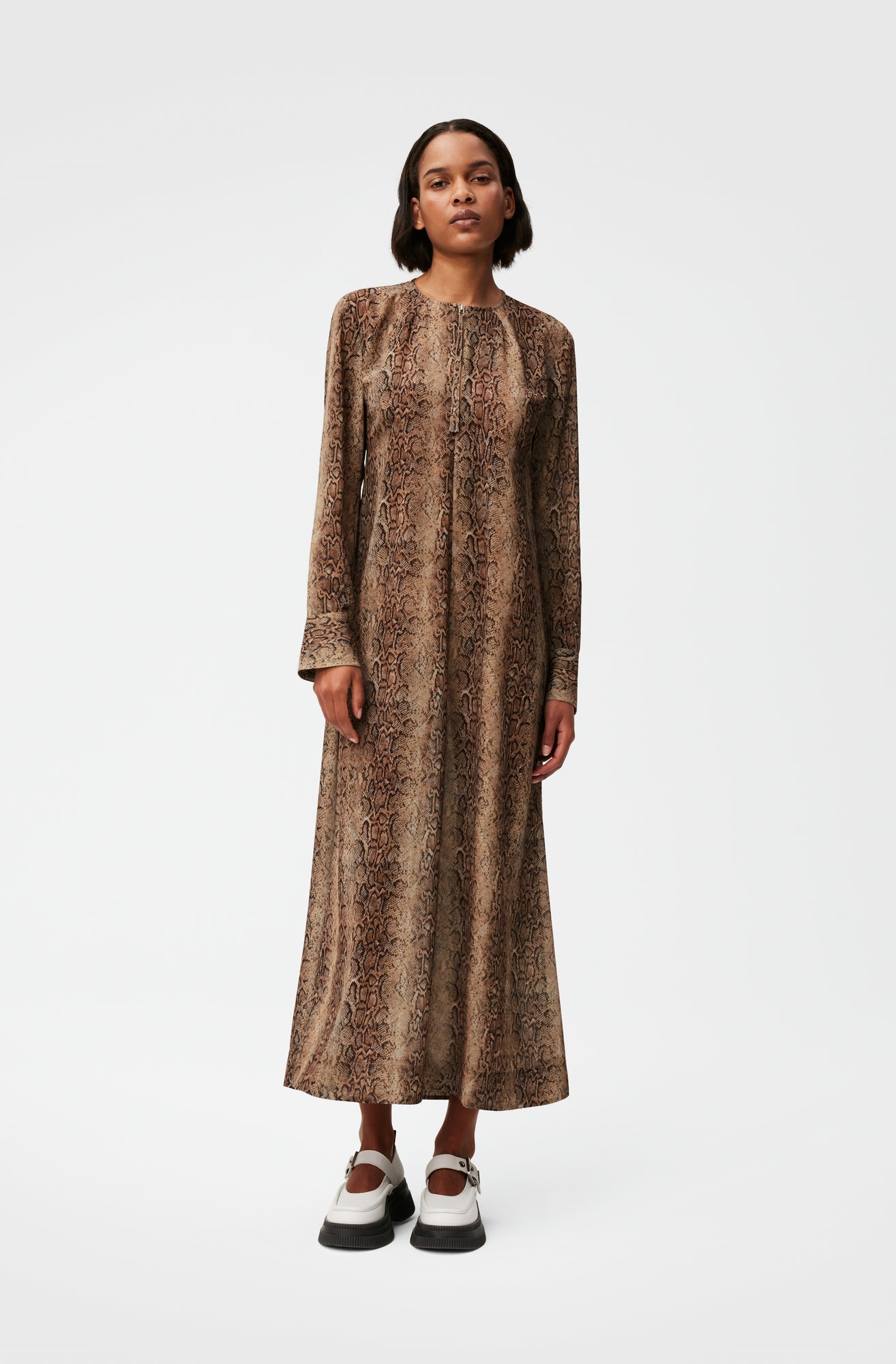 Printed Maxi Dress | Snake Starfish