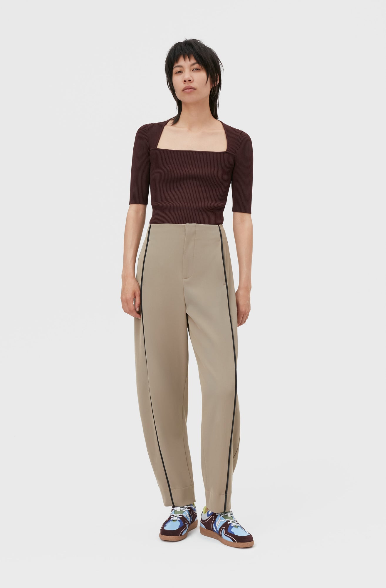 Twill Trousers | Petrified Oak