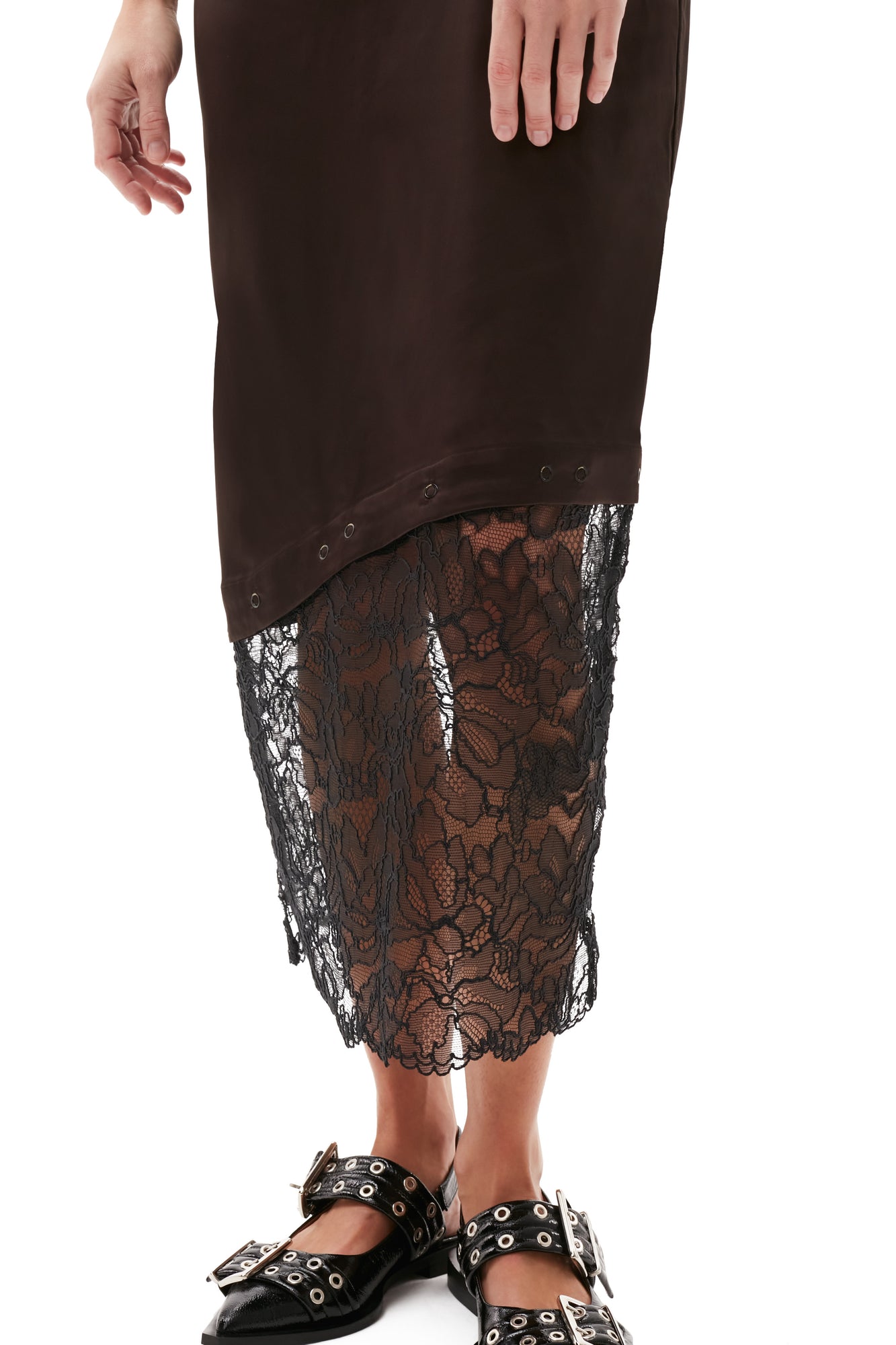 Lace Midi Dress | Mole