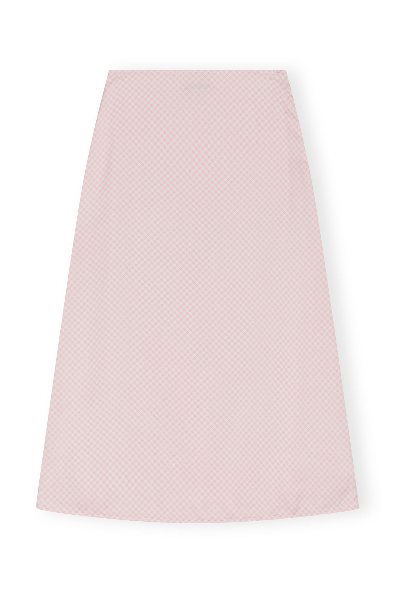 Satin Midi Skirt | Light Lilac