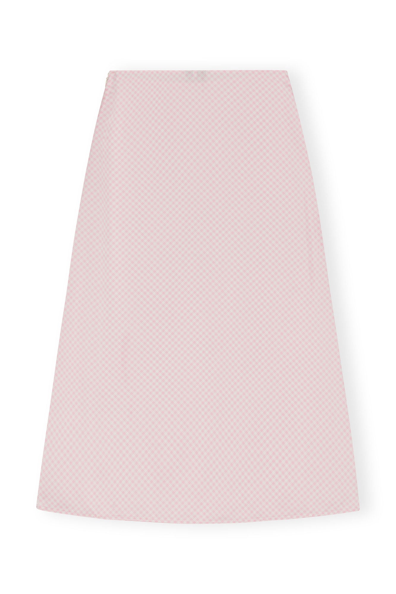Satin Midi Skirt | Light Lilac