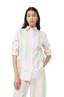 Stripe Cotton Shirt | Multicolor