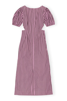 Striped Cotton Cutout Dress | Bonbon