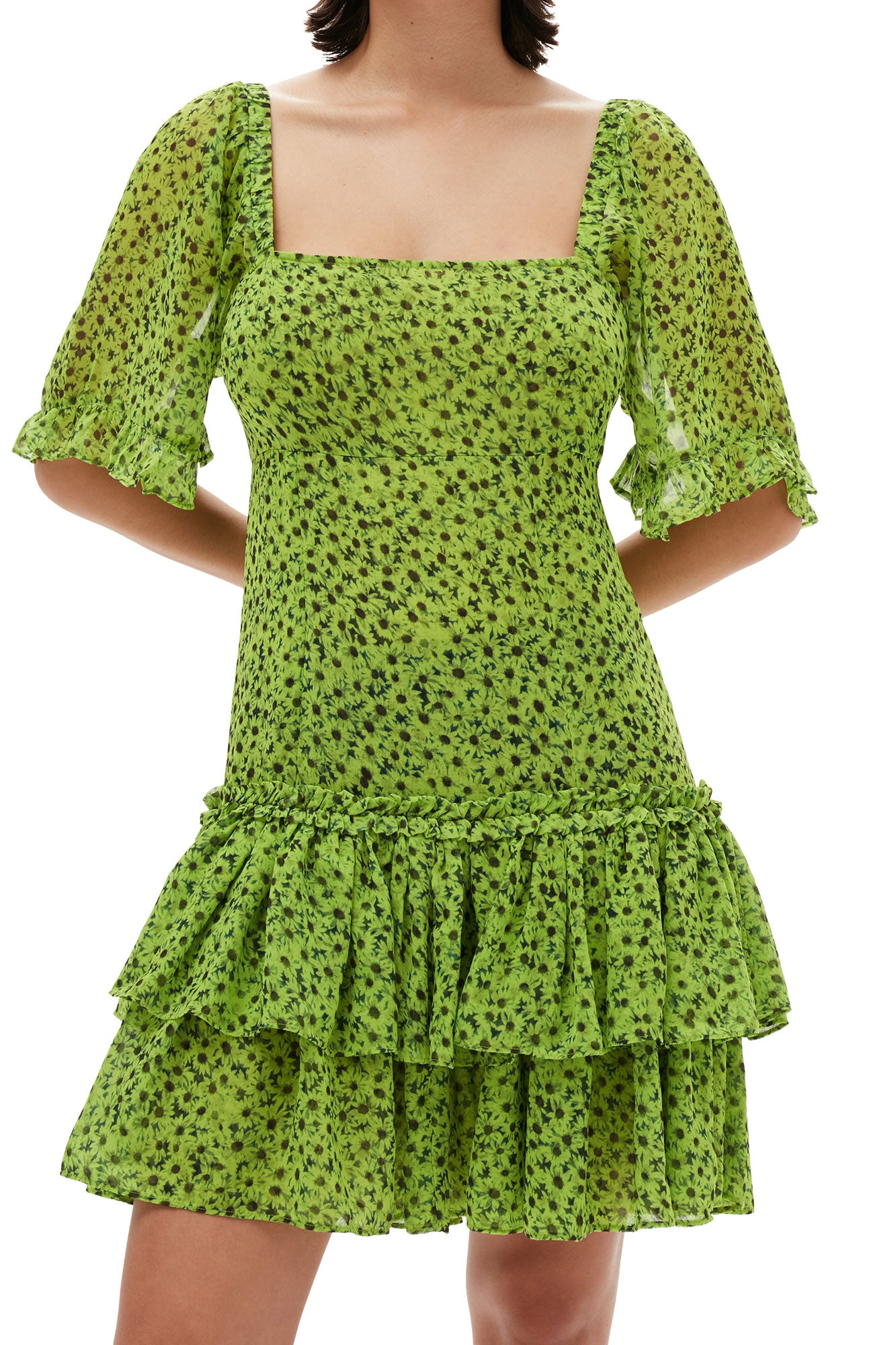 Chiffon Mini Dress | Tender Shoots