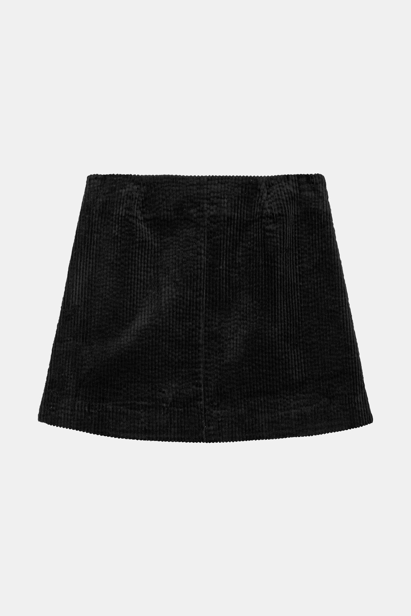 Corduroy Mini Skirt | Black