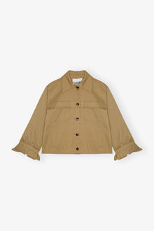 Herringbone Canvas Jacket | Tiger's Eye