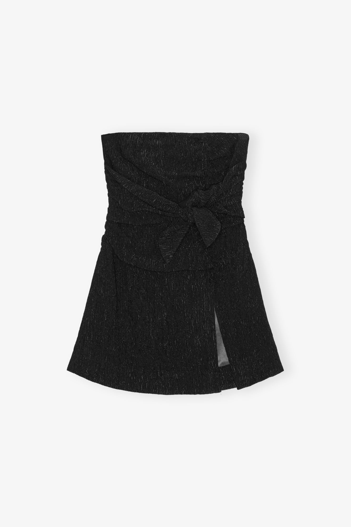 Viscose Stretch Strapless Top | Black