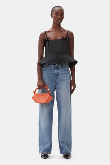 Duchesse Satin Top | Black