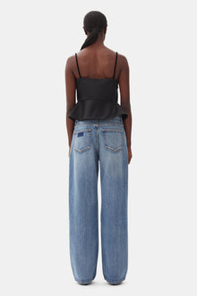 Duchesse Satin Top | Black