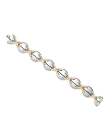 Mariner Cross Bracelet | Silver | Cubic Zirconia