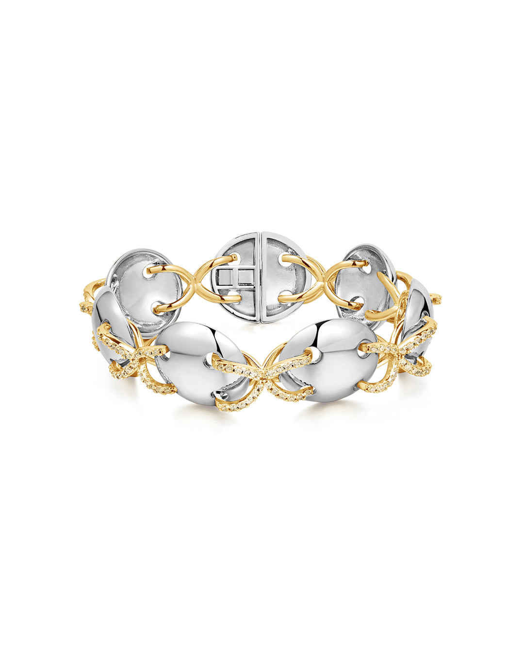 Mariner Cross Bracelet | Silver | Cubic Zirconia