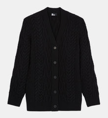 Wool Cardigan | Women | Black