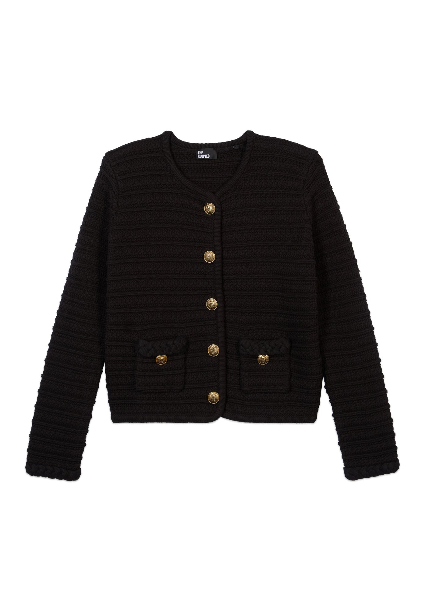 Cable Knit Cardigan | Women | Black