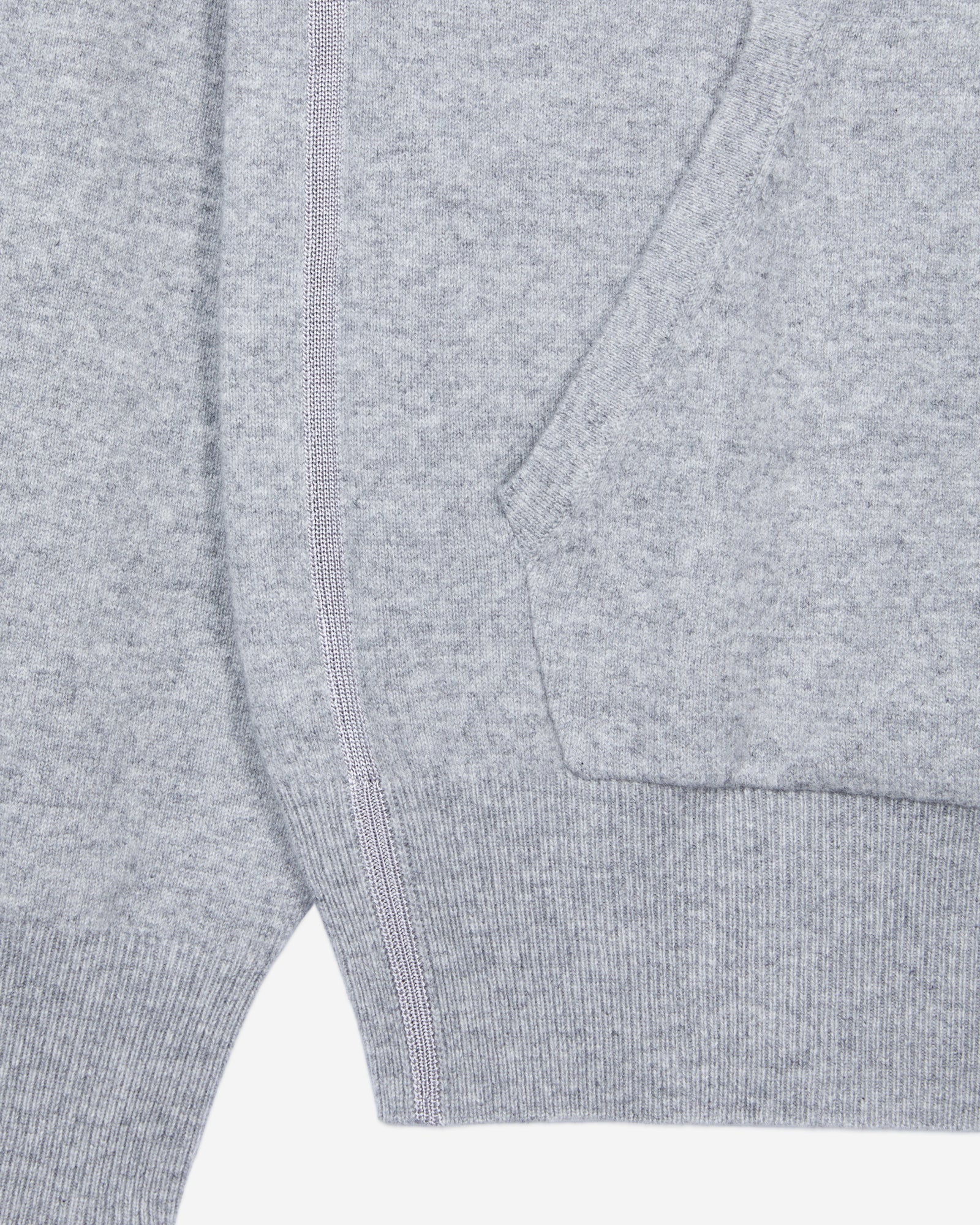 Wool And Cashmere Hoodie | Women | Middle Grey Mel