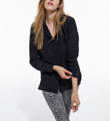 Silk Shirt | Women | Black