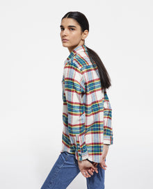 Overshirt With Check Motif | Women | Multicolorlor