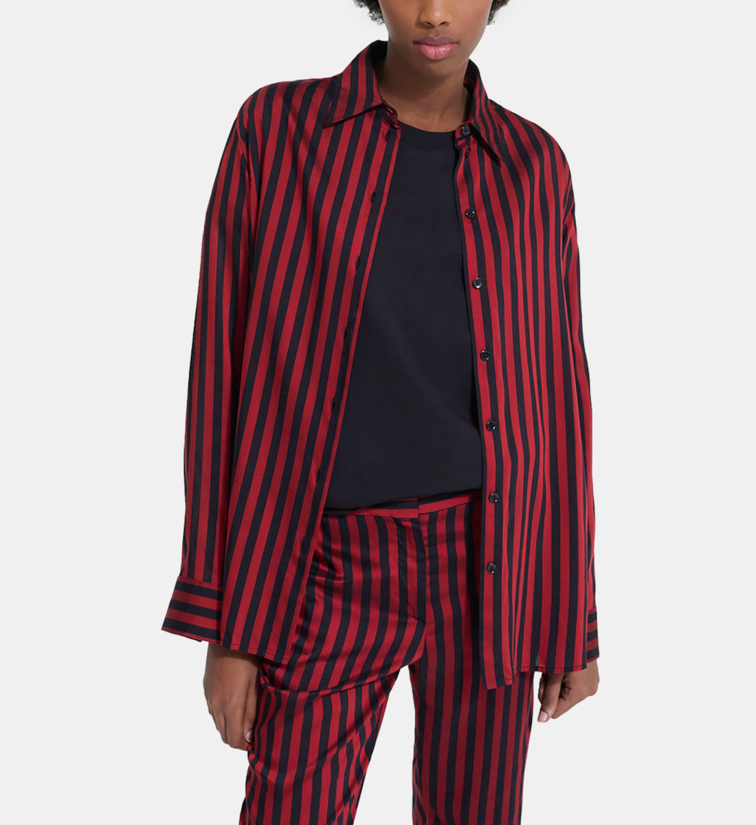 Striped Shirt | Women | Rouge Noir