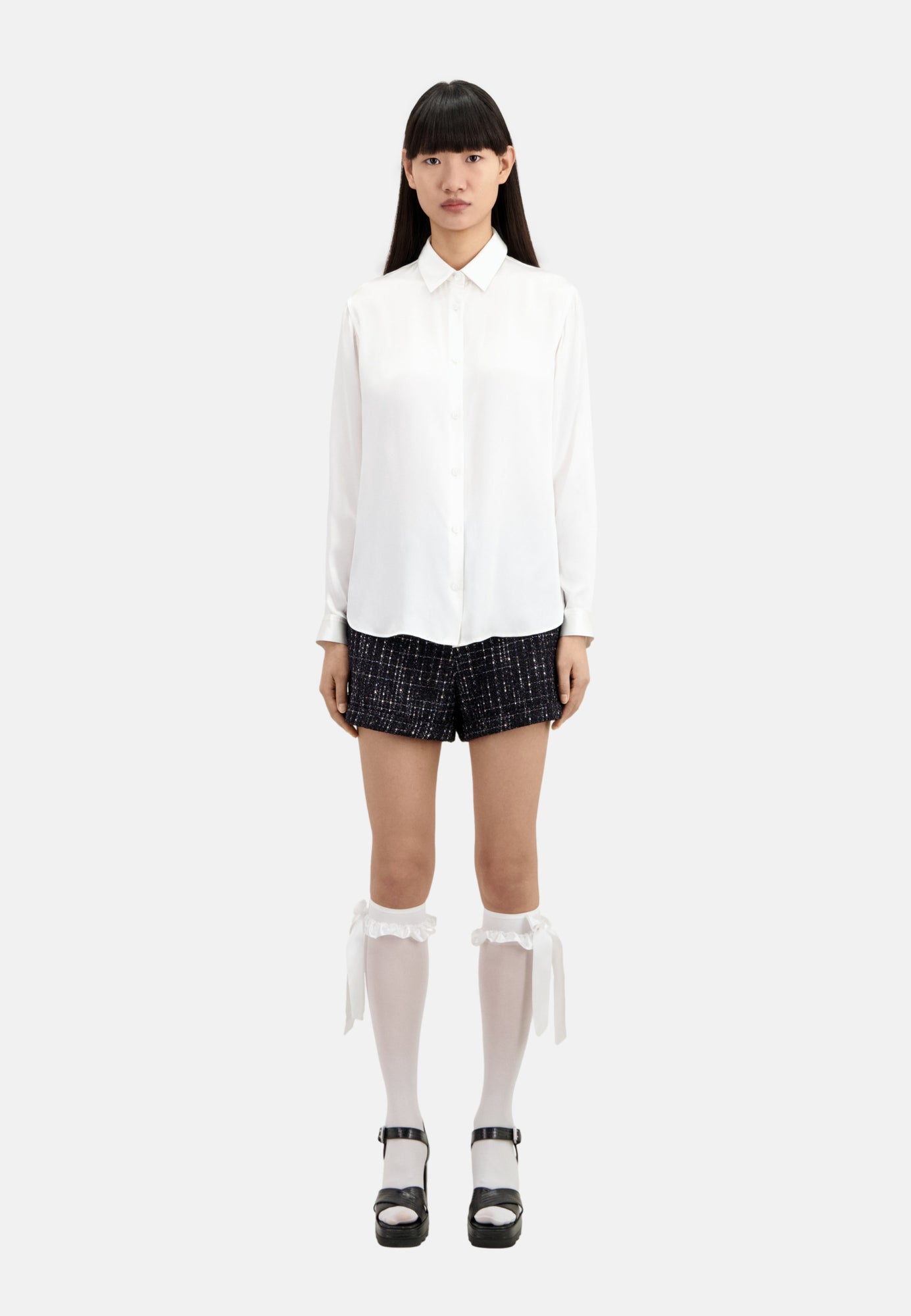 Silk Shirt | Women | Ecru