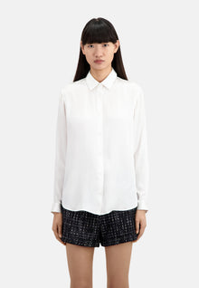 Silk Shirt | Women | Ecru