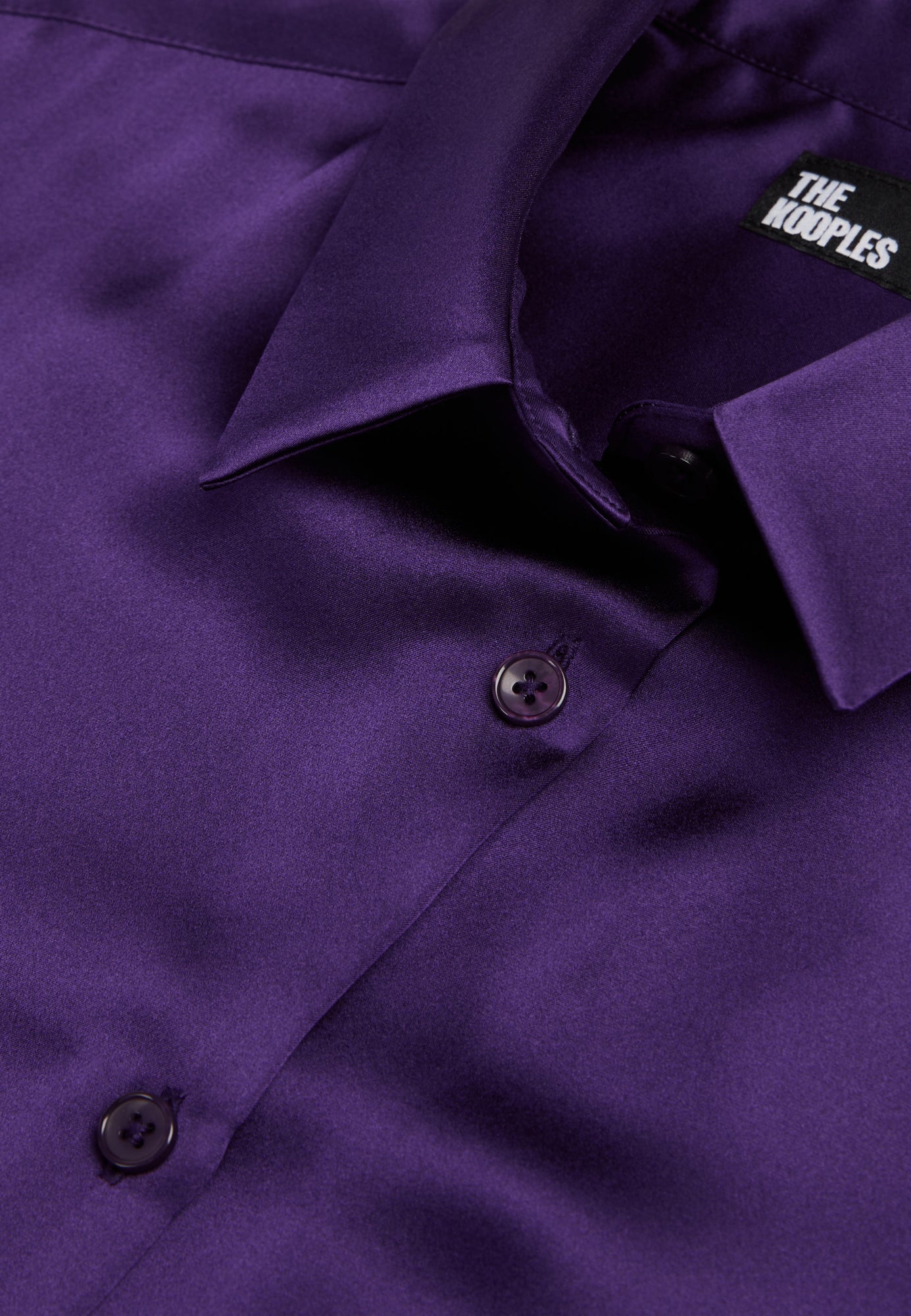 Mauve Satin Silk Shirt | Women | Purple