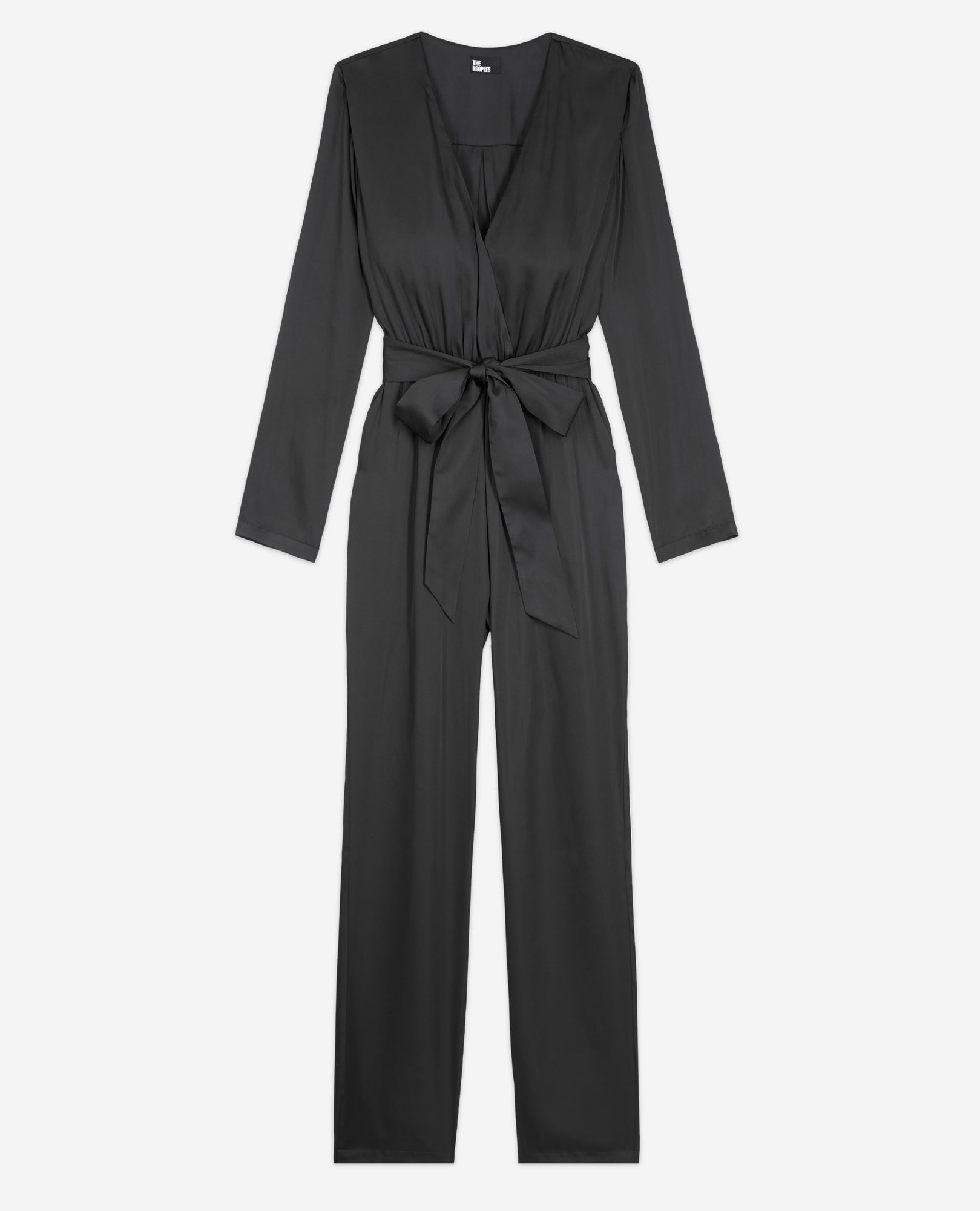 Satin Jumpsuit | Women | Black