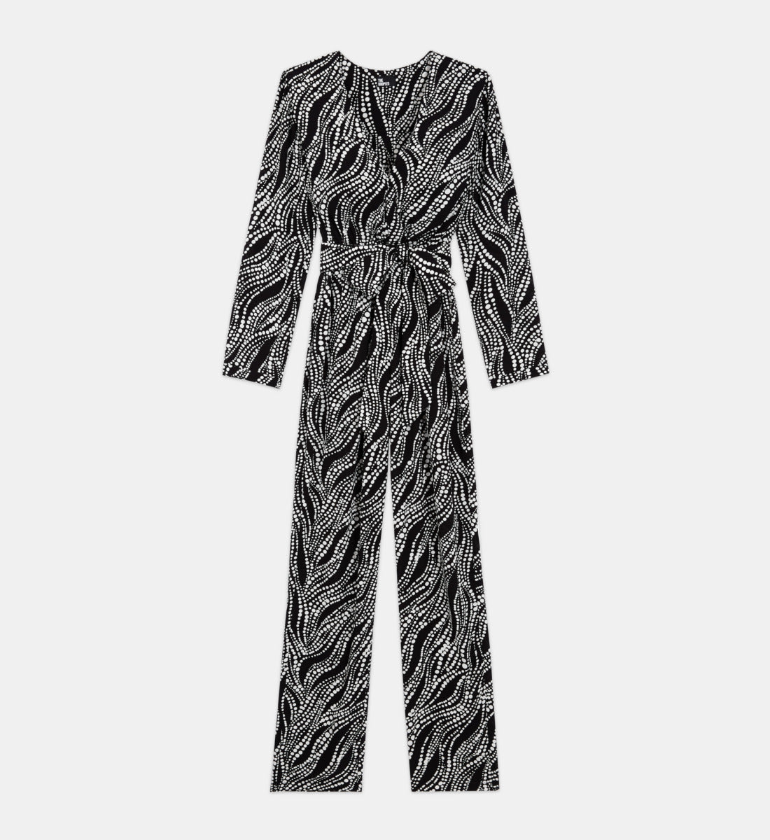 Printed Jumpsuit | Women | Black x White