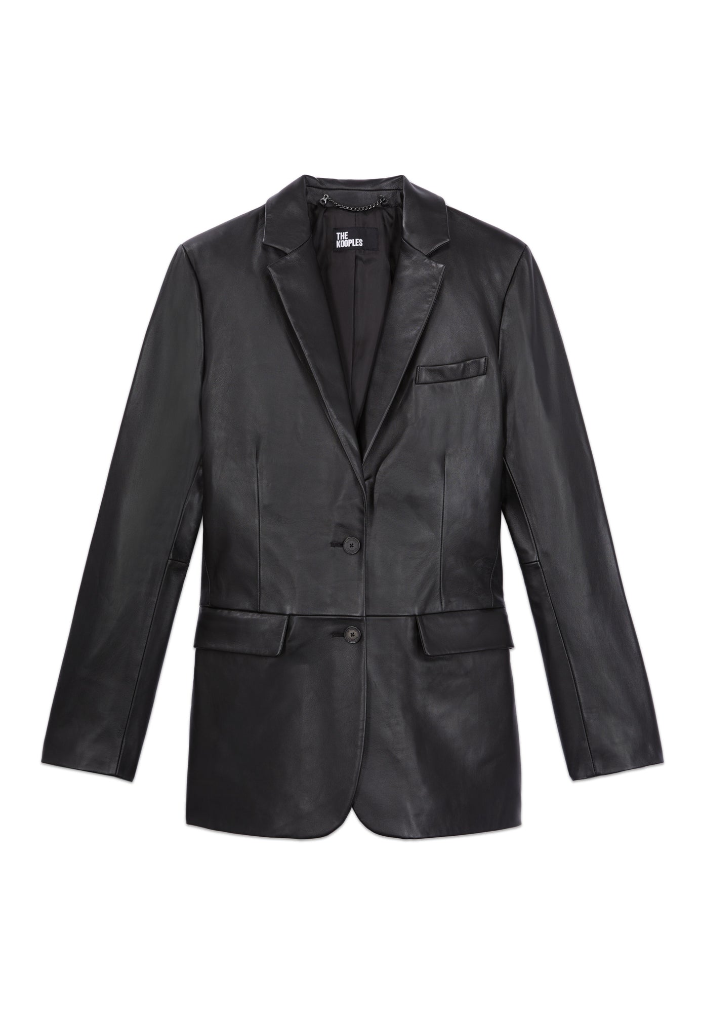 Leather Suit Jacket | Women | Black