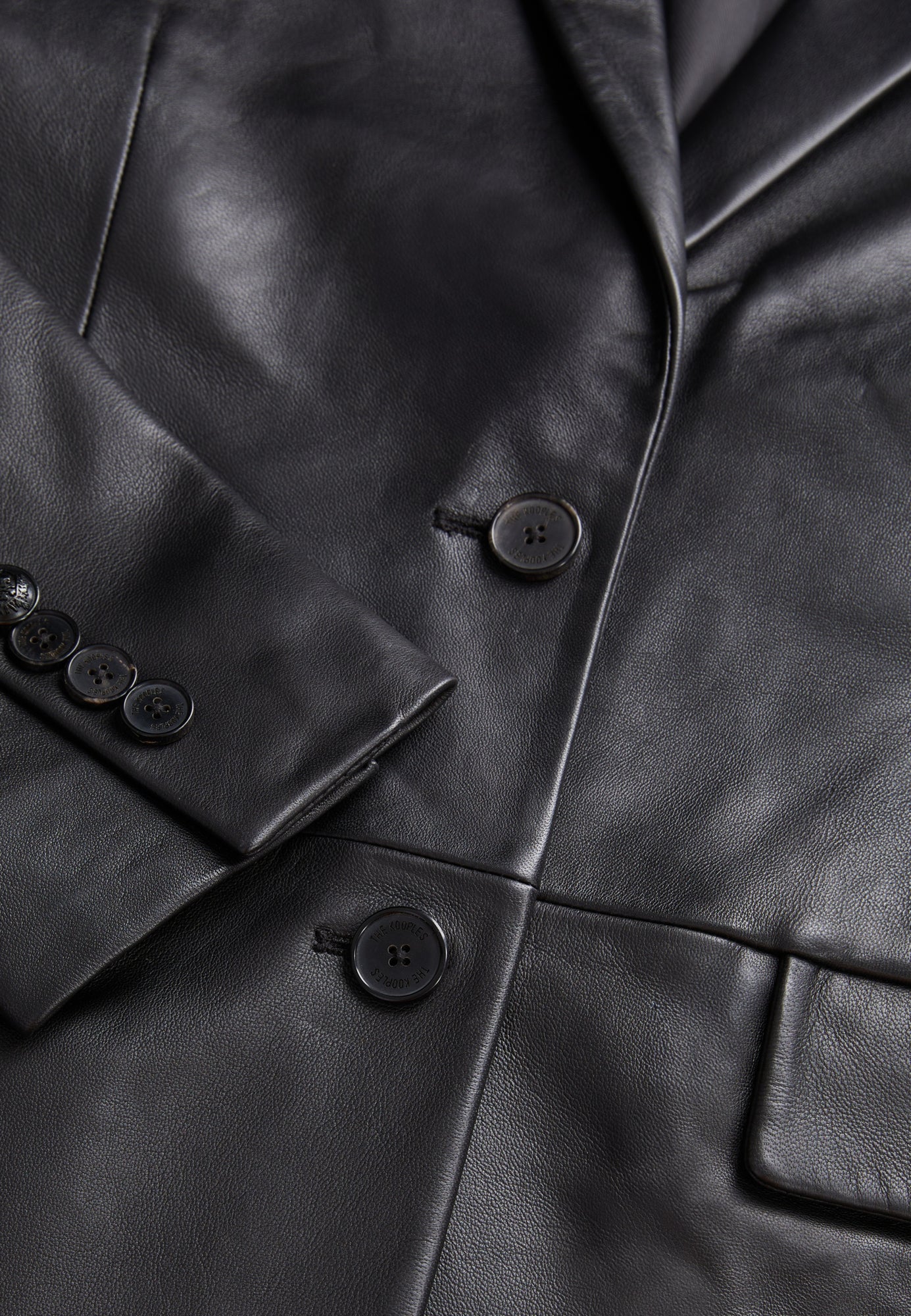 Leather Suit Jacket | Women | Black