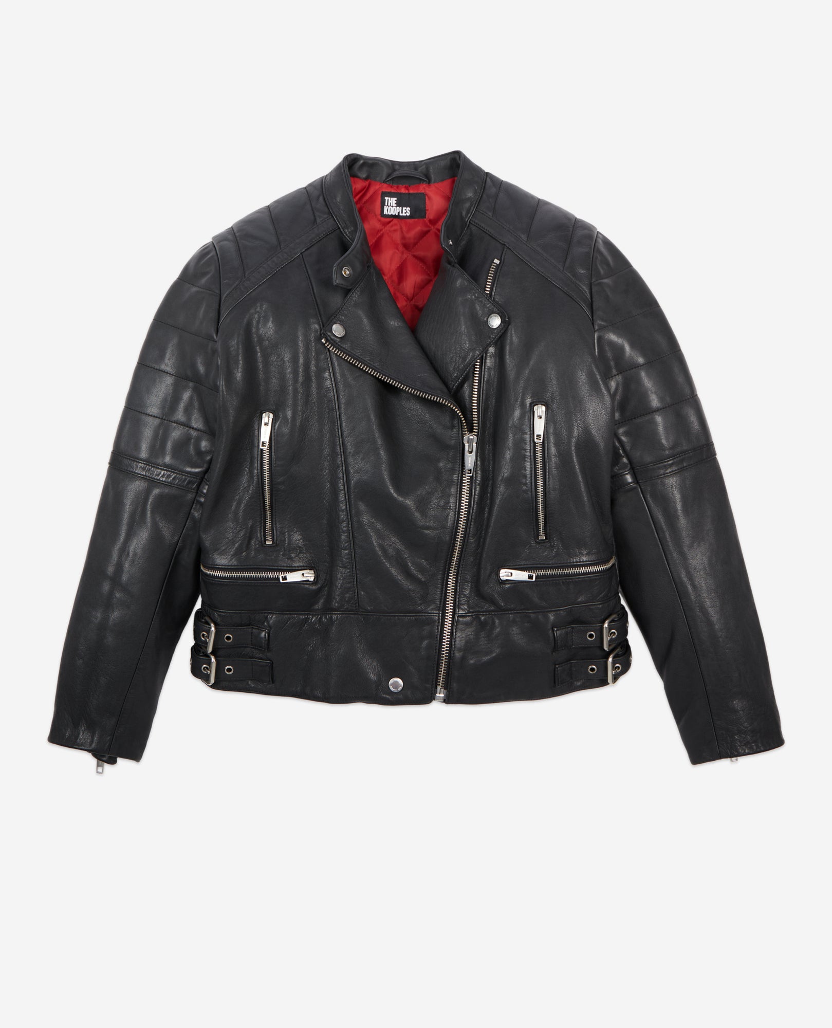 Leather Biker Jacket | Women | Black