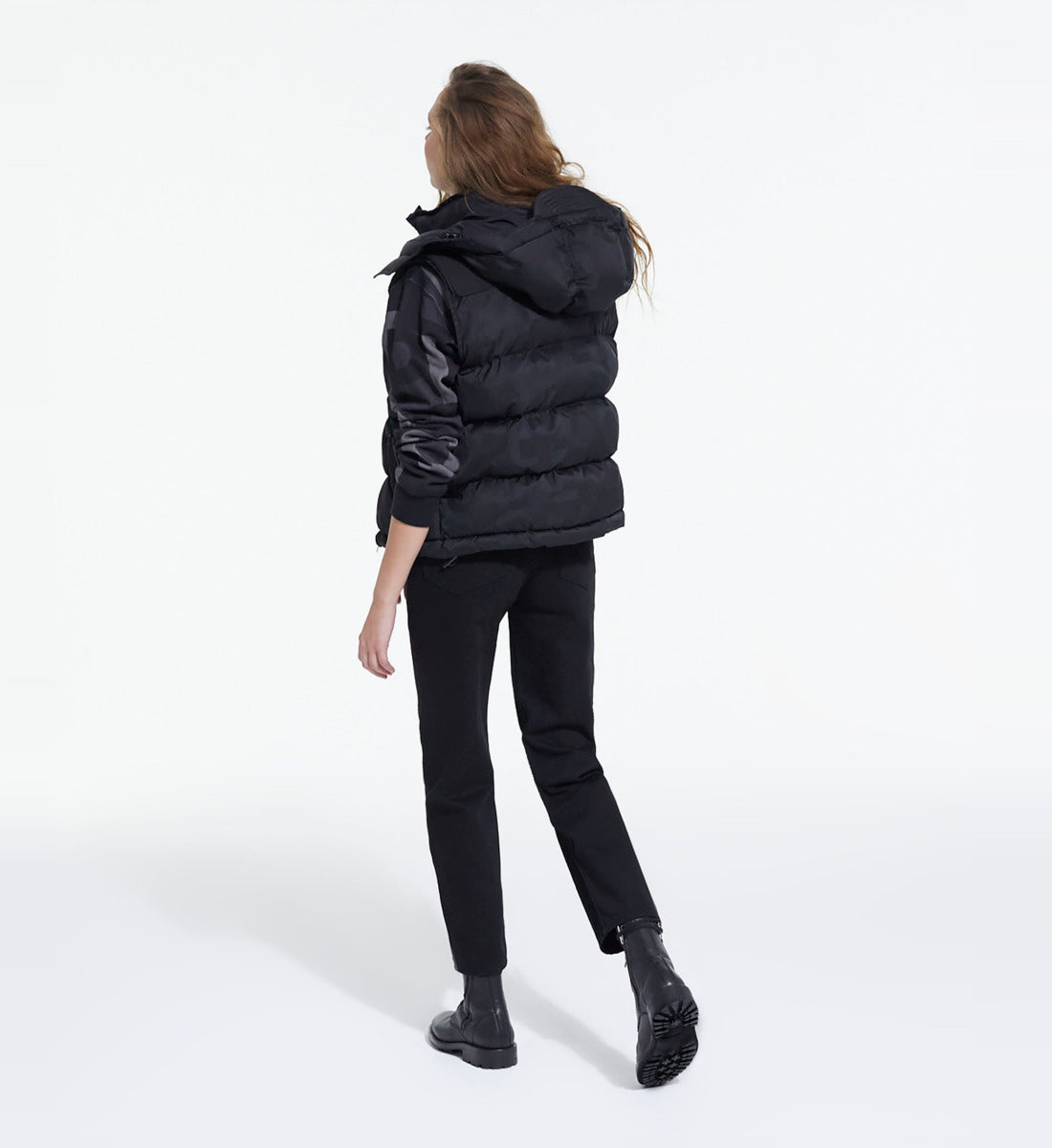 Down Jacket With The Kooples Logo | Women | Black