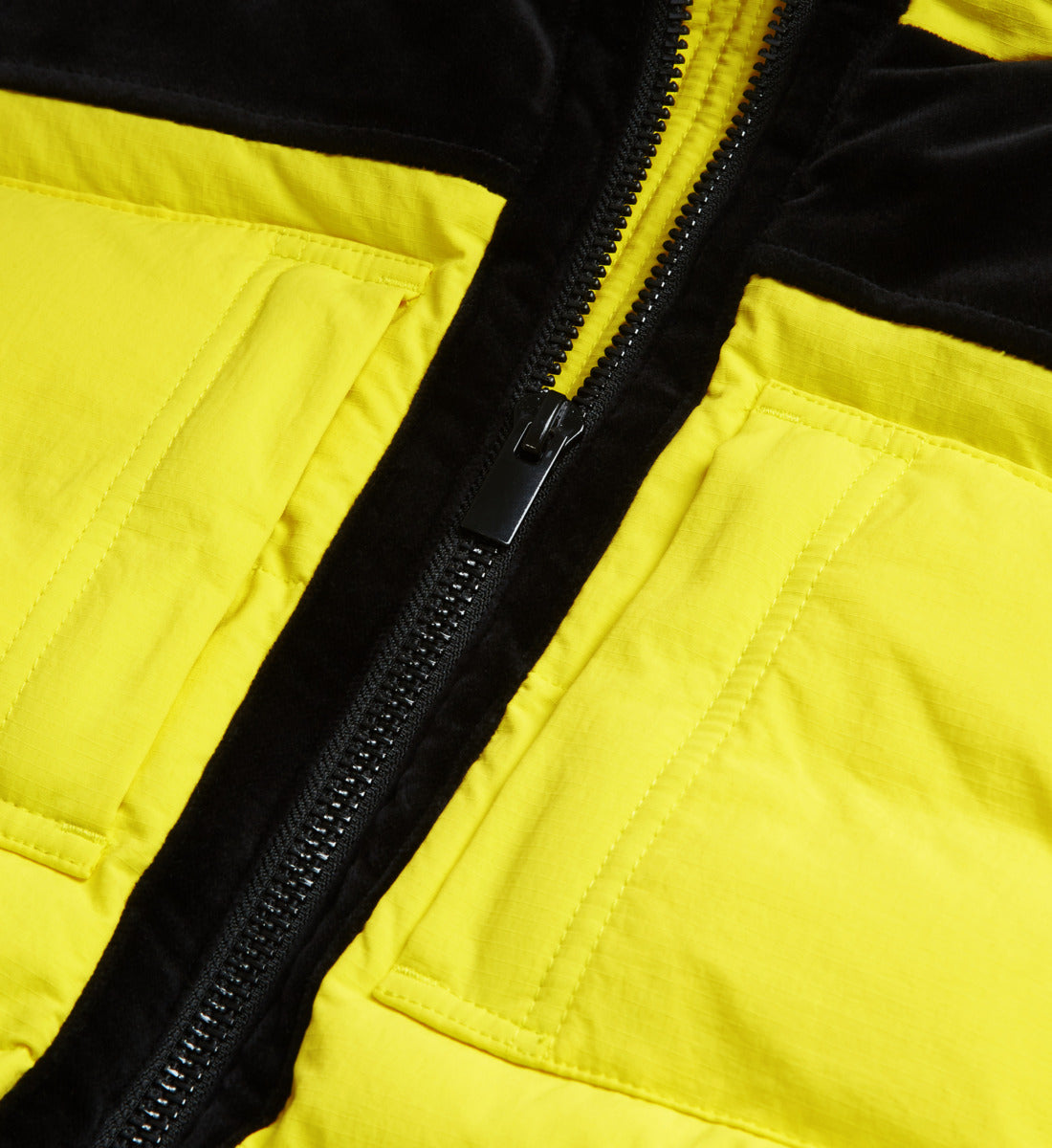 Sleeveless Down Jacket | Women | Yellow Fluo