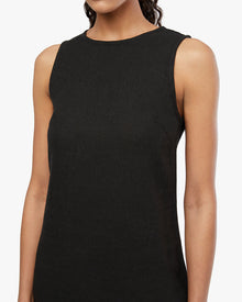 A-line Muscle Dress | Black