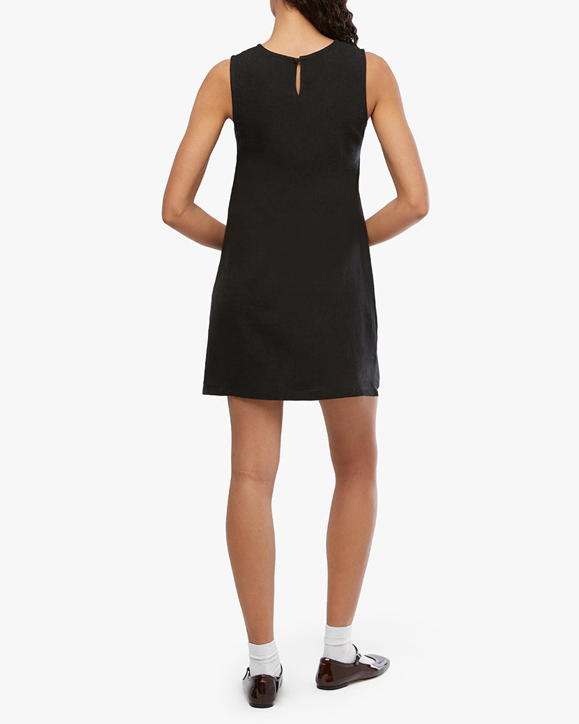 A-line Muscle Dress | Black