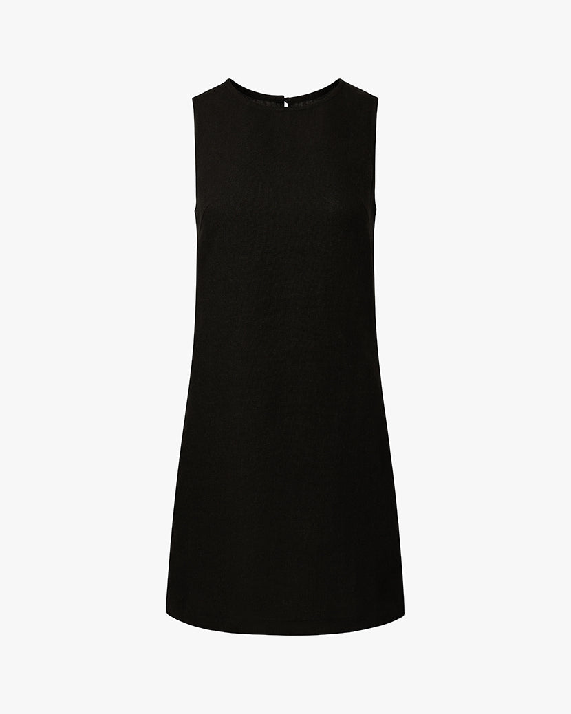 A-line Muscle Dress | Black