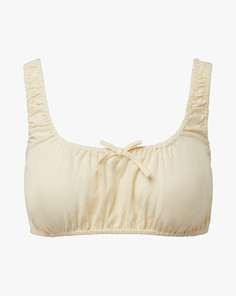 Scrunchy Top | Antique White